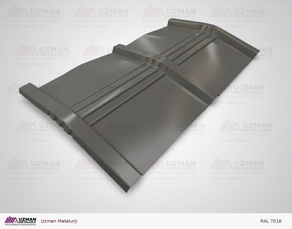 Anadolu–Adakaya Uyumlu Mahya — 3 Hadveli (60 cm) — RAL 7016