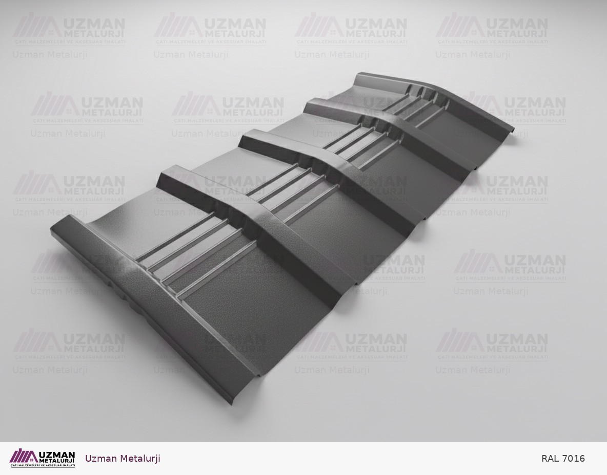 Anadolu–Adakaya Uyumlu Panel Mahya — 5 Hadveli (50 cm) — RAL 7016