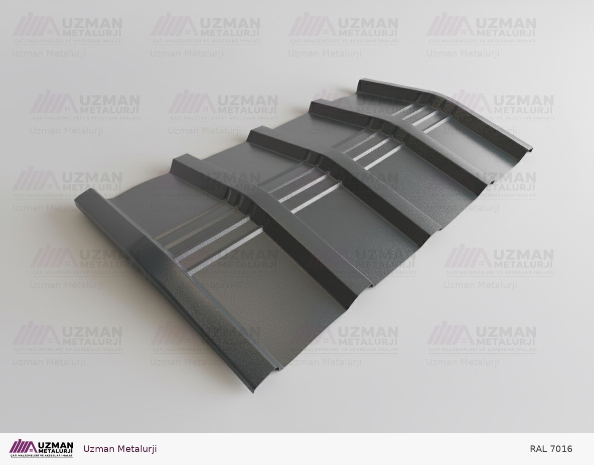 Anadolu–Adakaya Uyumlu Panel Mahya — 5 Hadveli (60 cm) — RAL 7016