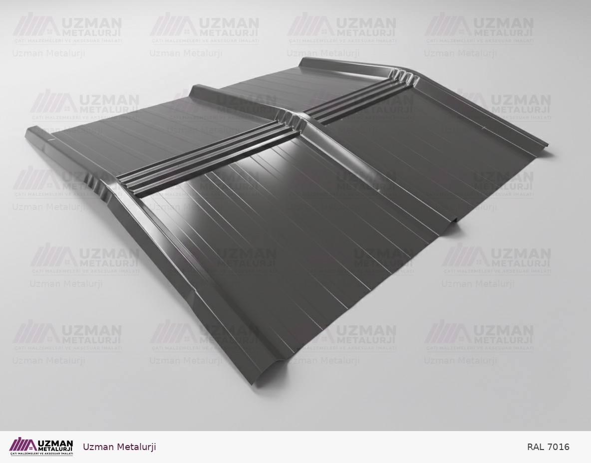 Sandviç Panel Mahyası — 3 Hadveli (100 cm) — RAL 7016