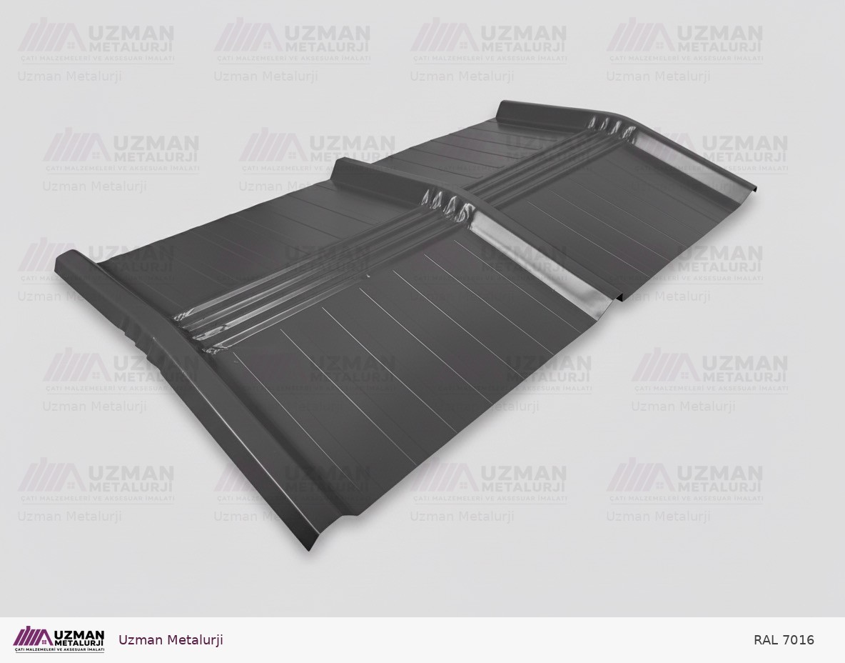 Sandviç Panel Mahyası — 3 Hadveli (60 cm) — RAL 7016