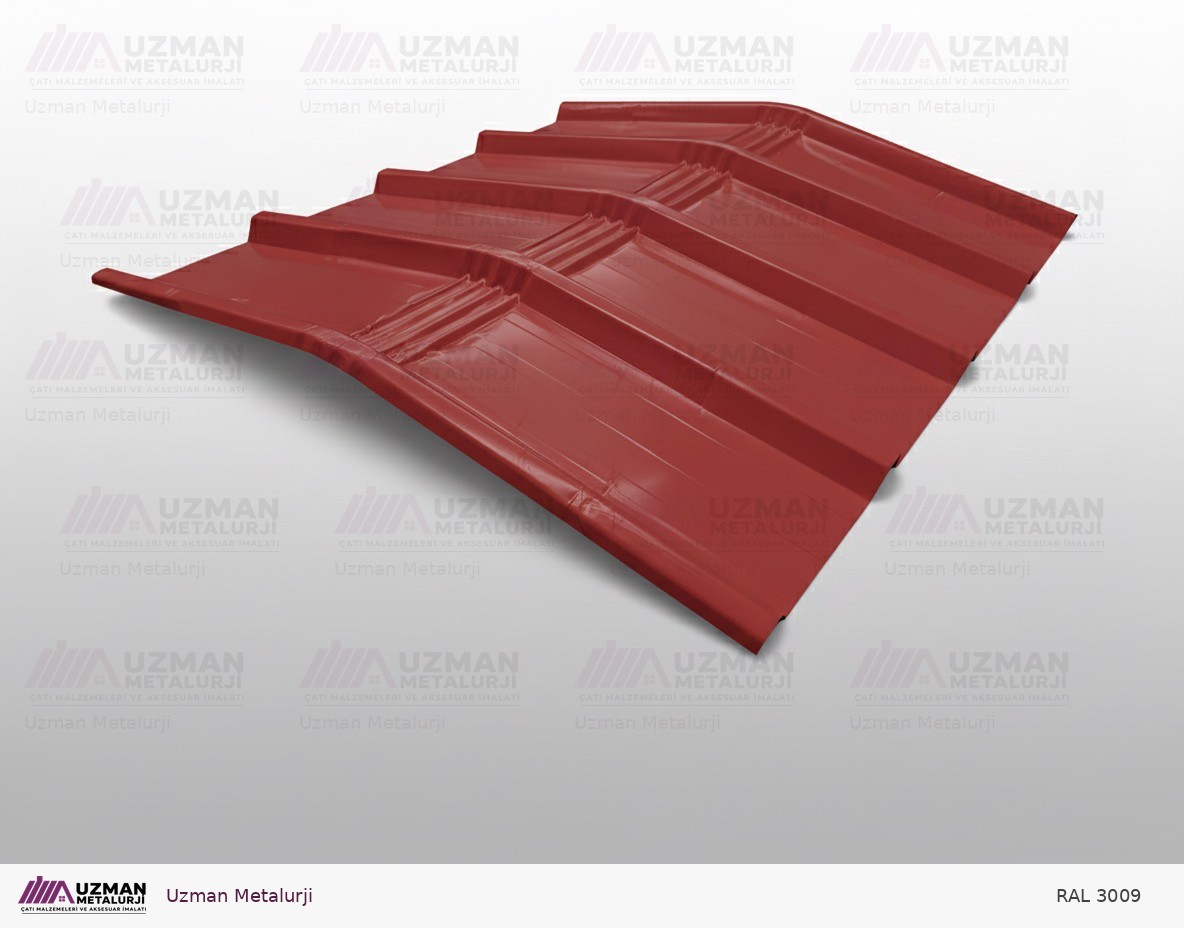 Sandviç Panel Mahyası — 5 Hadveli (100 cm) — RAL 3009