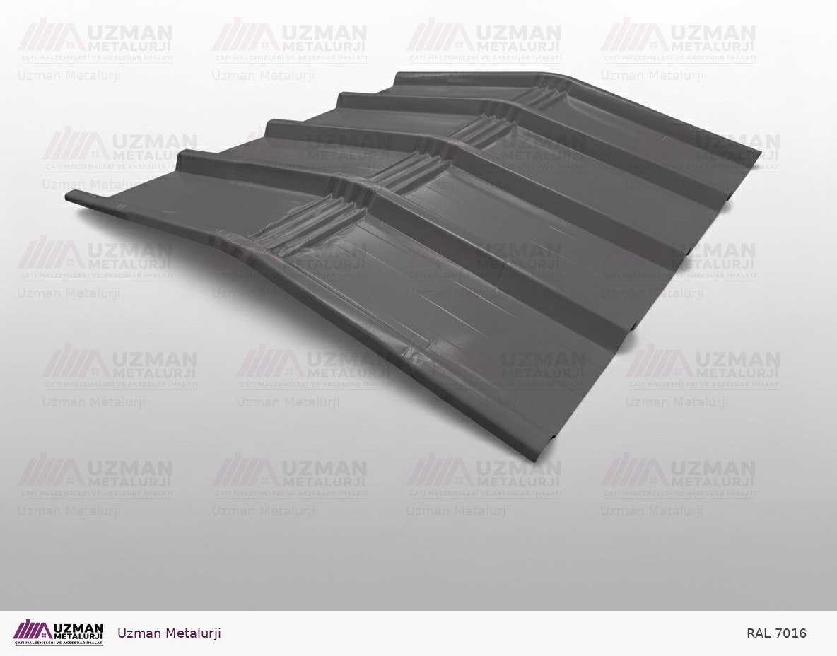 Sandviç Panel Mahyası — 5 Hadveli (100 cm) — RAL 7016