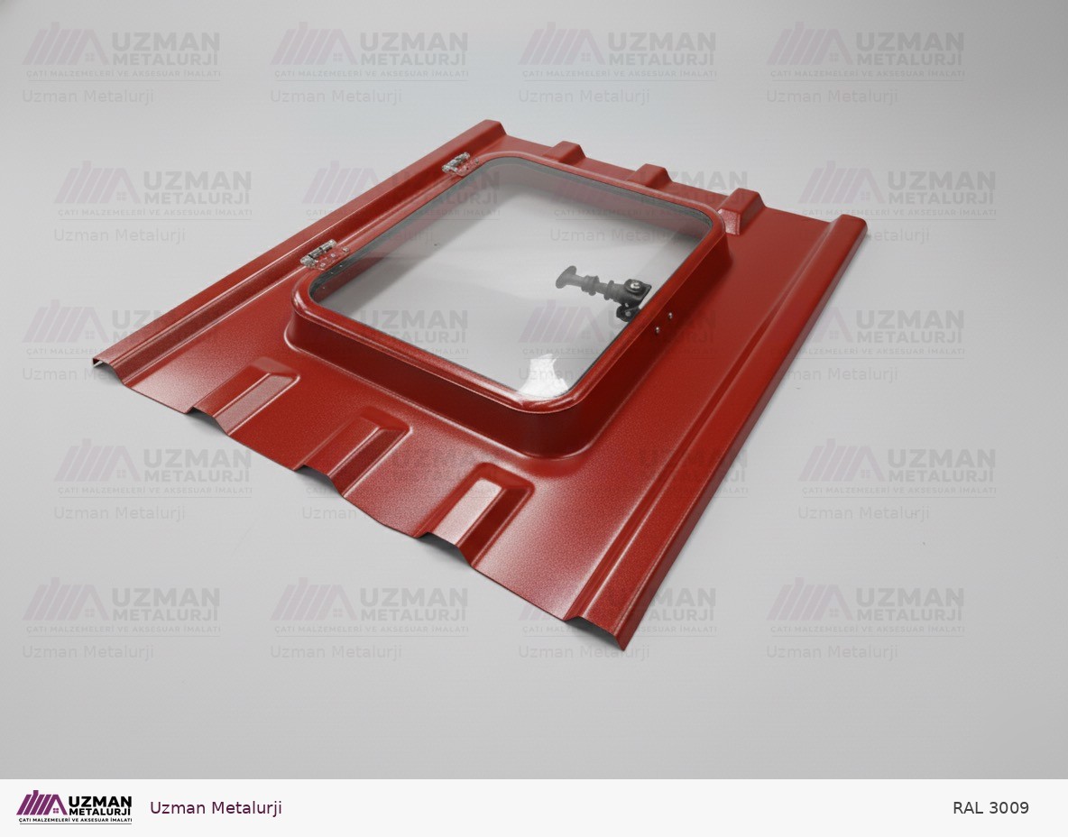 Trapez Uyumlu Çatı Çıkış Kapağı — RAL 3009